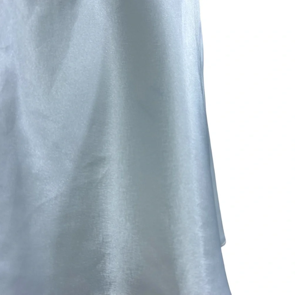 VTG Victorias Secret Satin Lace Chemise Slip Dress Size S Bias Cut Y2K Lingerie